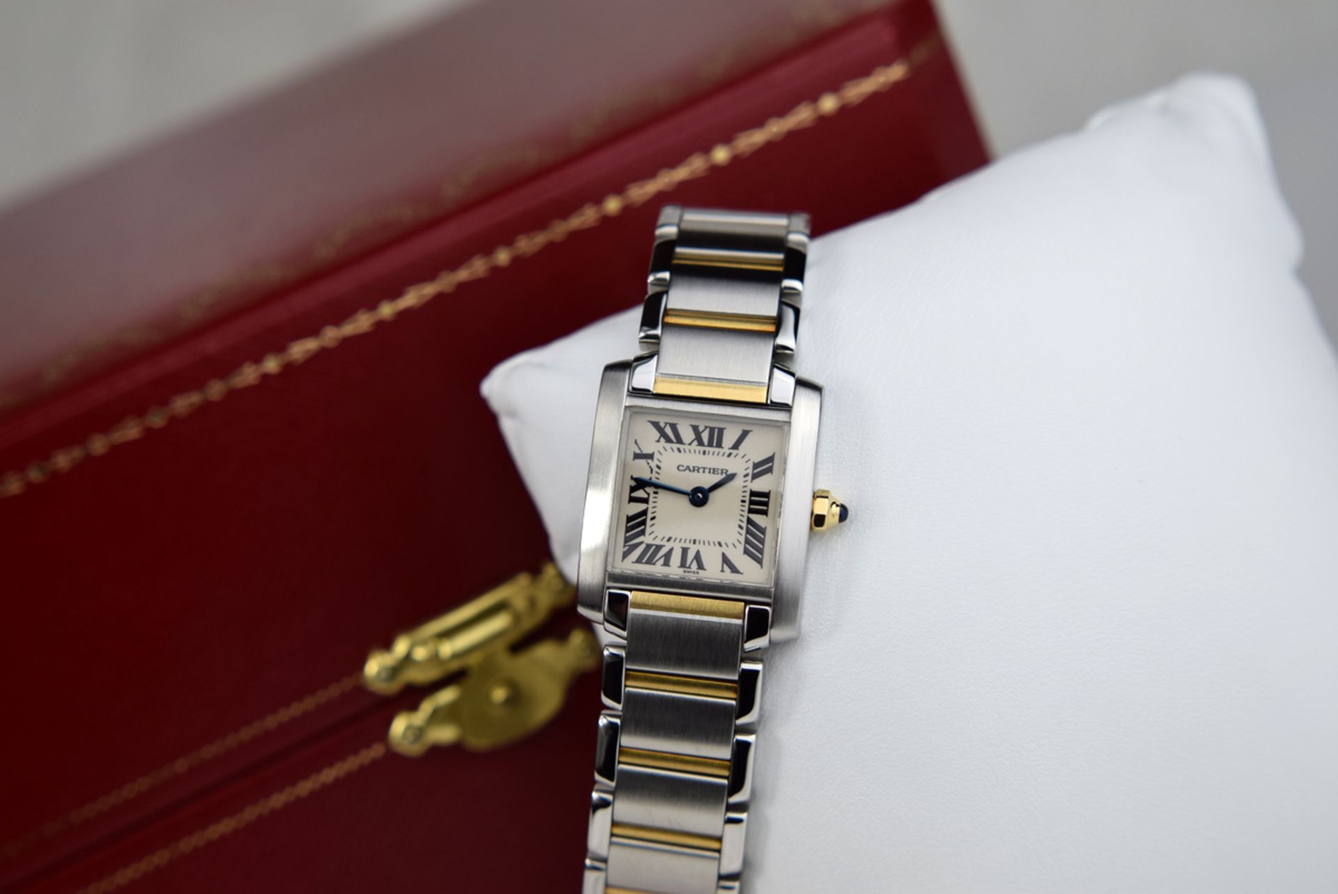 CARTIER TANK FRANCAISE - 18K GOLD & STEEL - W51007Q4 / 2300