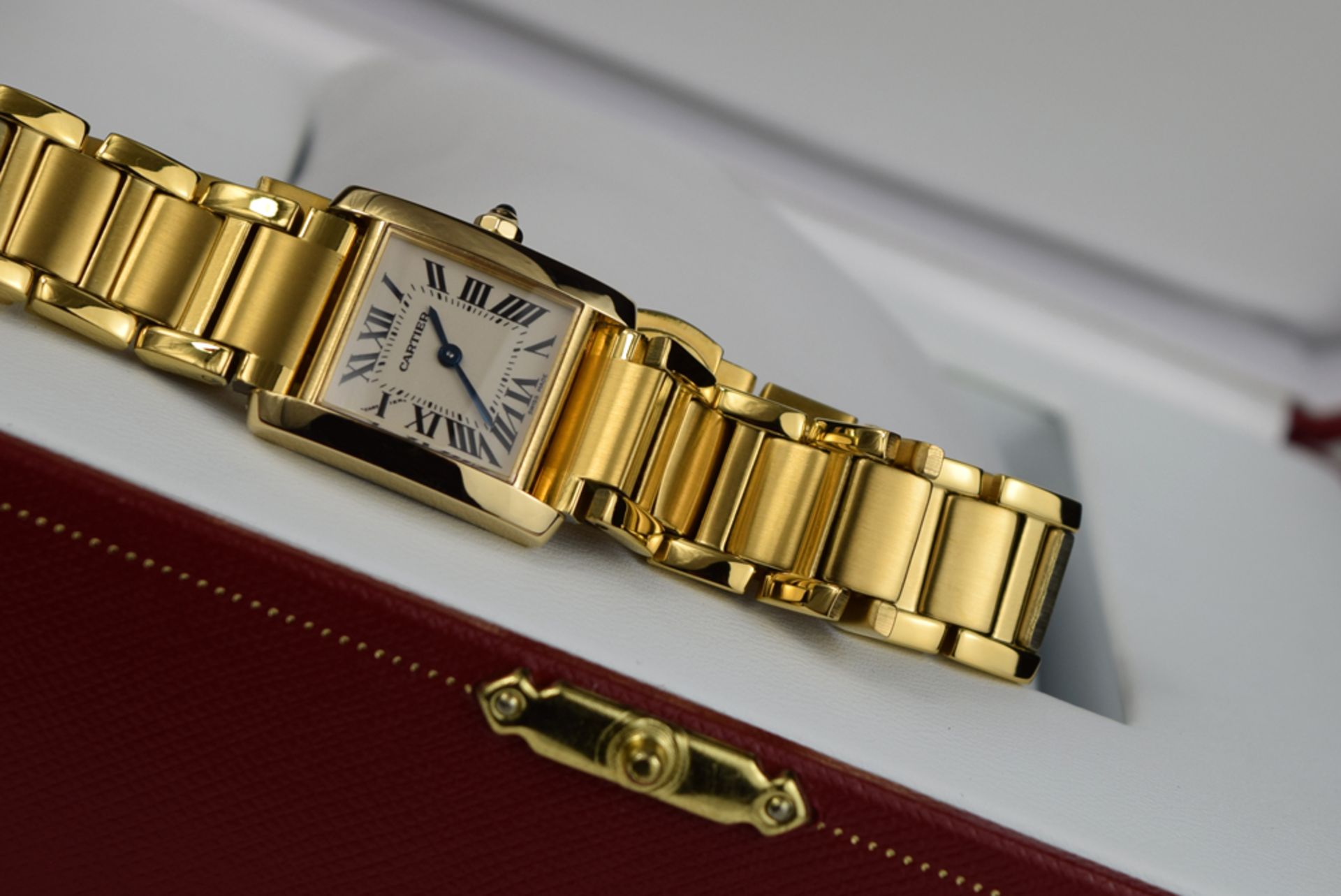 CARTIER - Tank Francaise 18K GOLD (2385) - Image 7 of 10