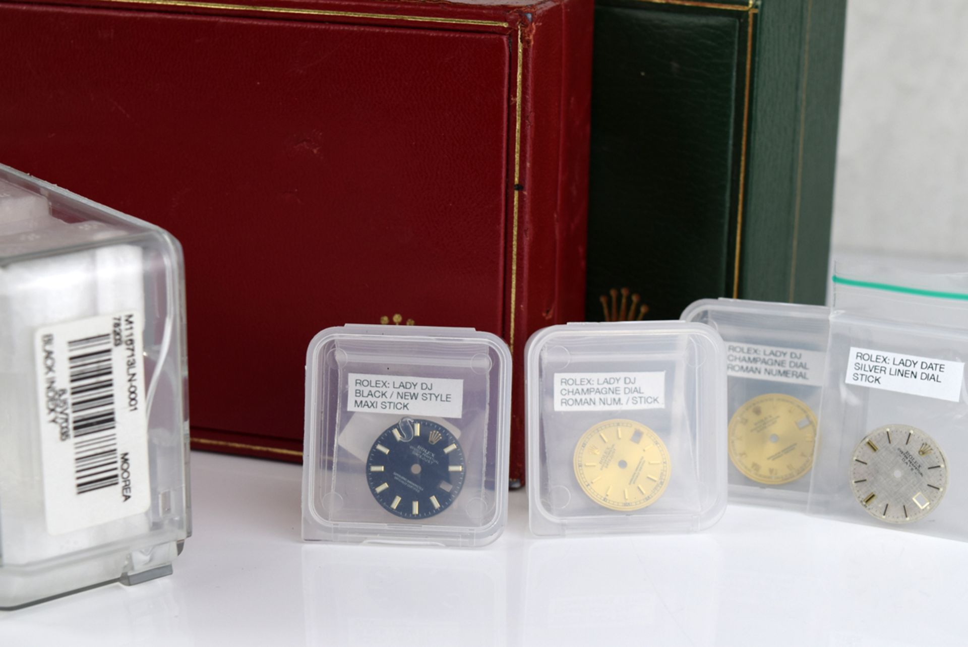 ROLEX WATCH DIALS & BOXES