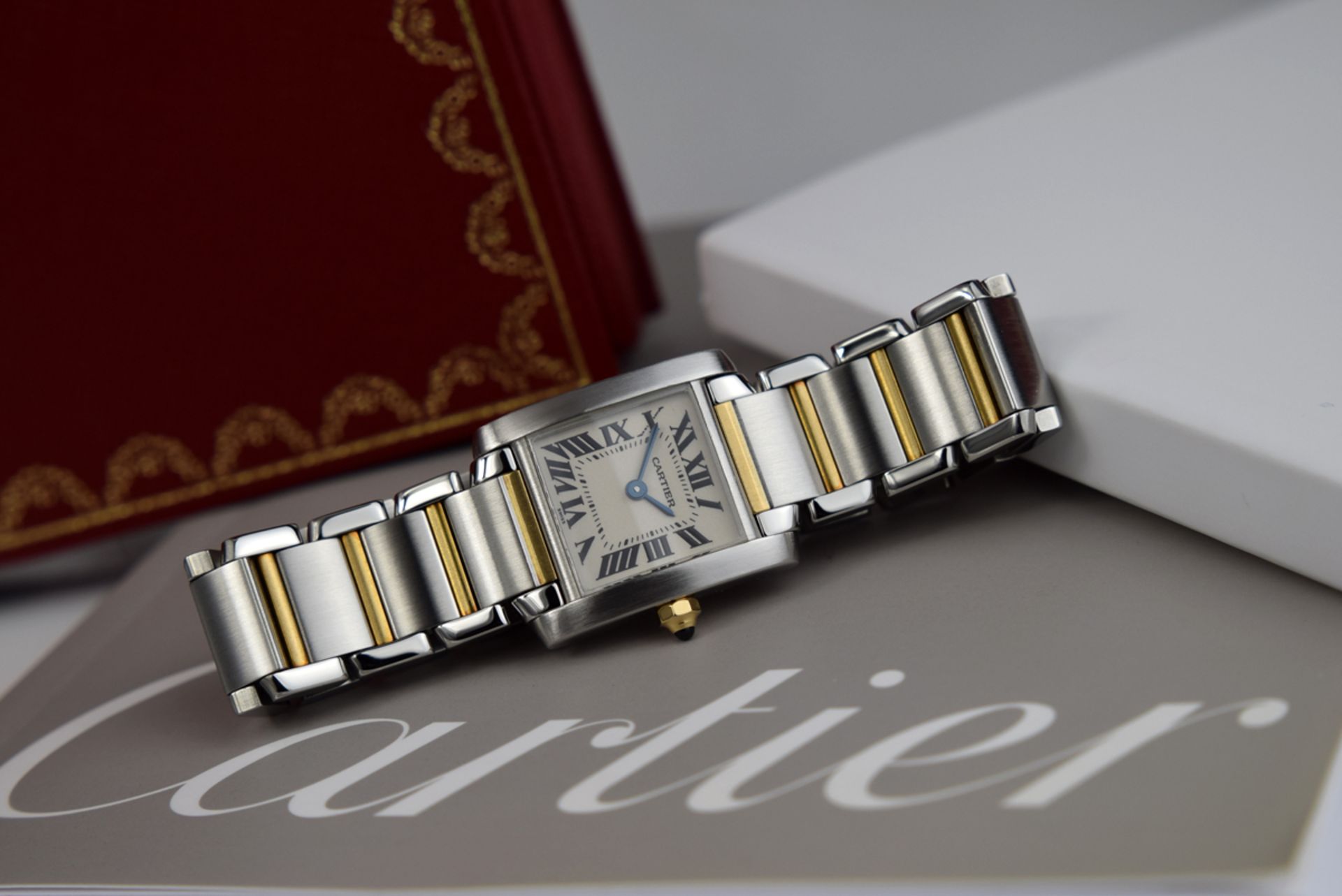 CARTIER TANK FRANCAISE - 18K GOLD & STEEL - W51007Q4 / 2300 - Image 2 of 12