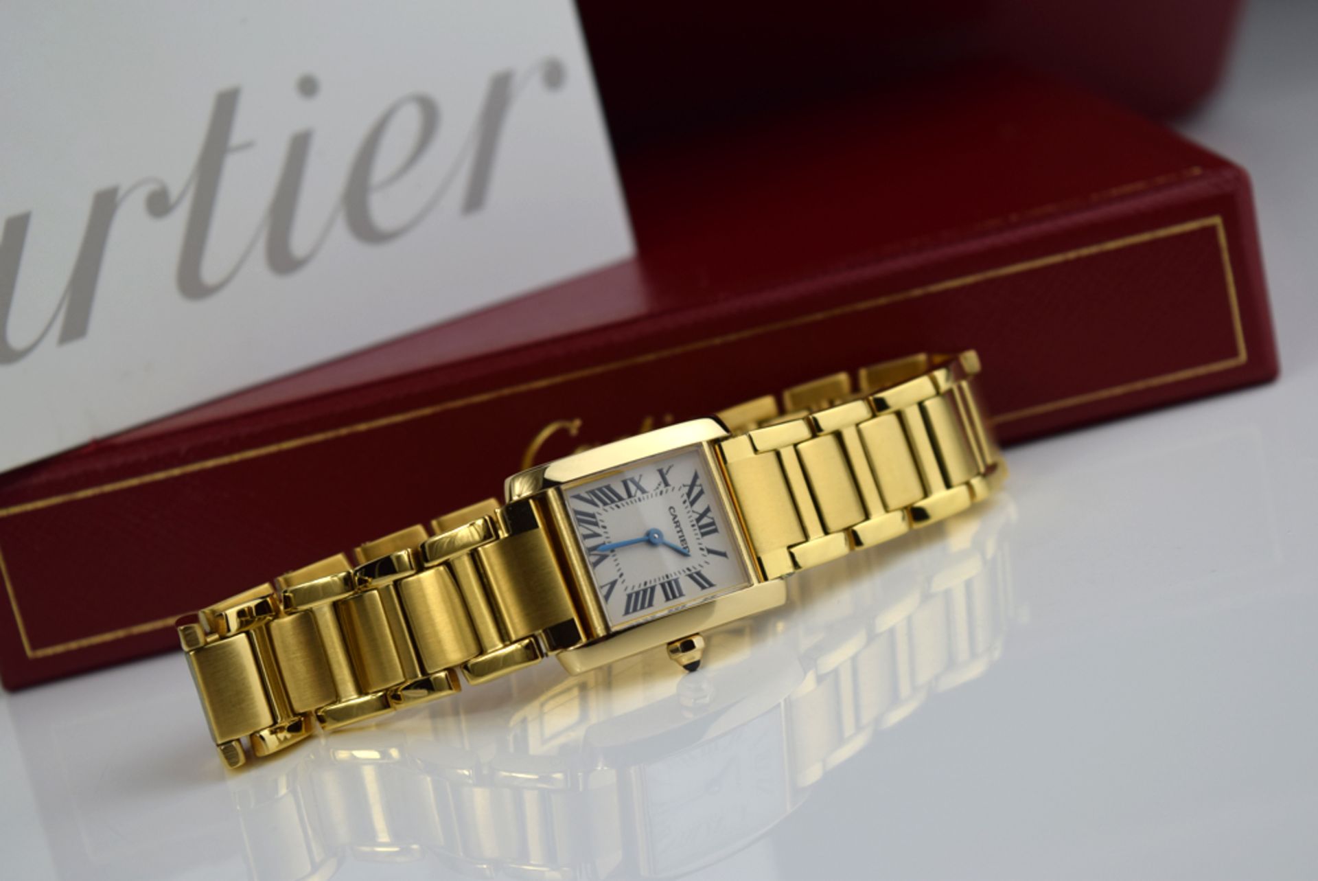 CARTIER - Tank Francaise 18K GOLD (2385) - Image 6 of 10