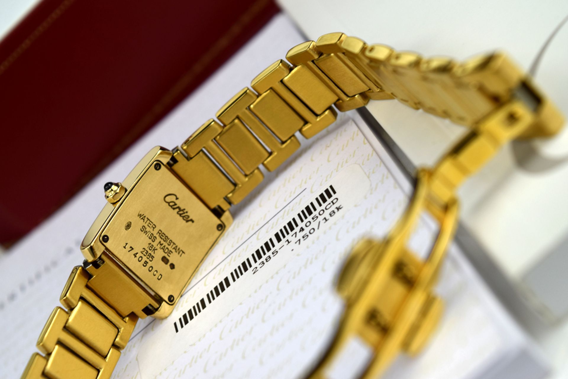 CARTIER - Tank Francaise 18K GOLD (2385) - Image 3 of 10