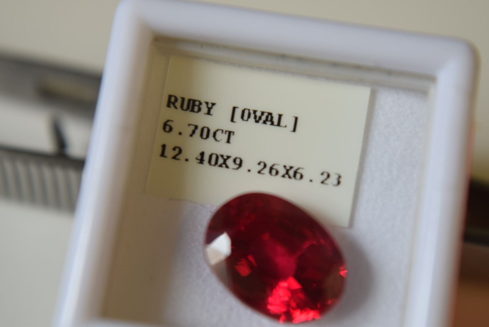 6.70CT RUBY - Image 3 of 3