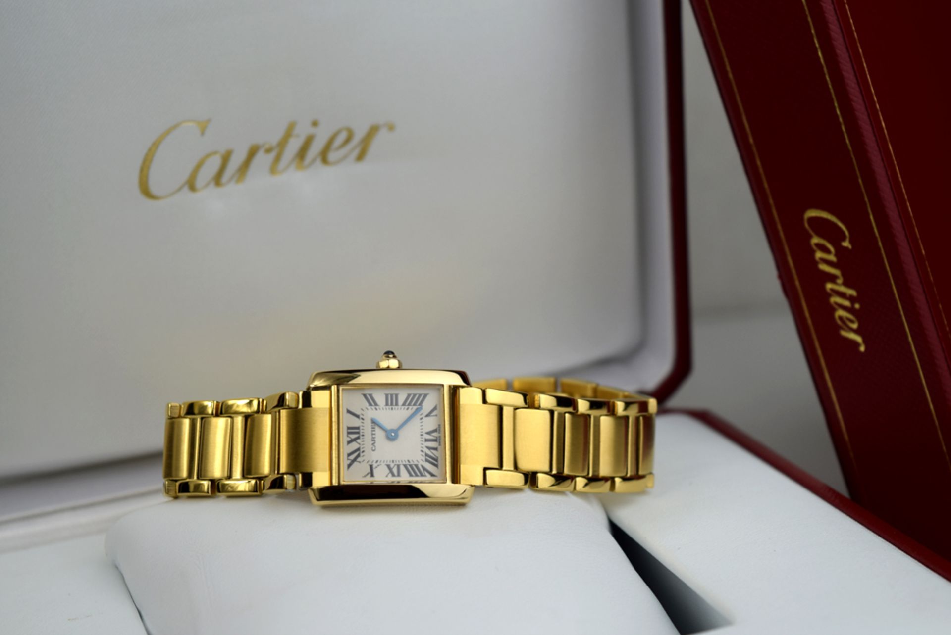 CARTIER - Tank Francaise 18K GOLD (2385) - Image 10 of 10