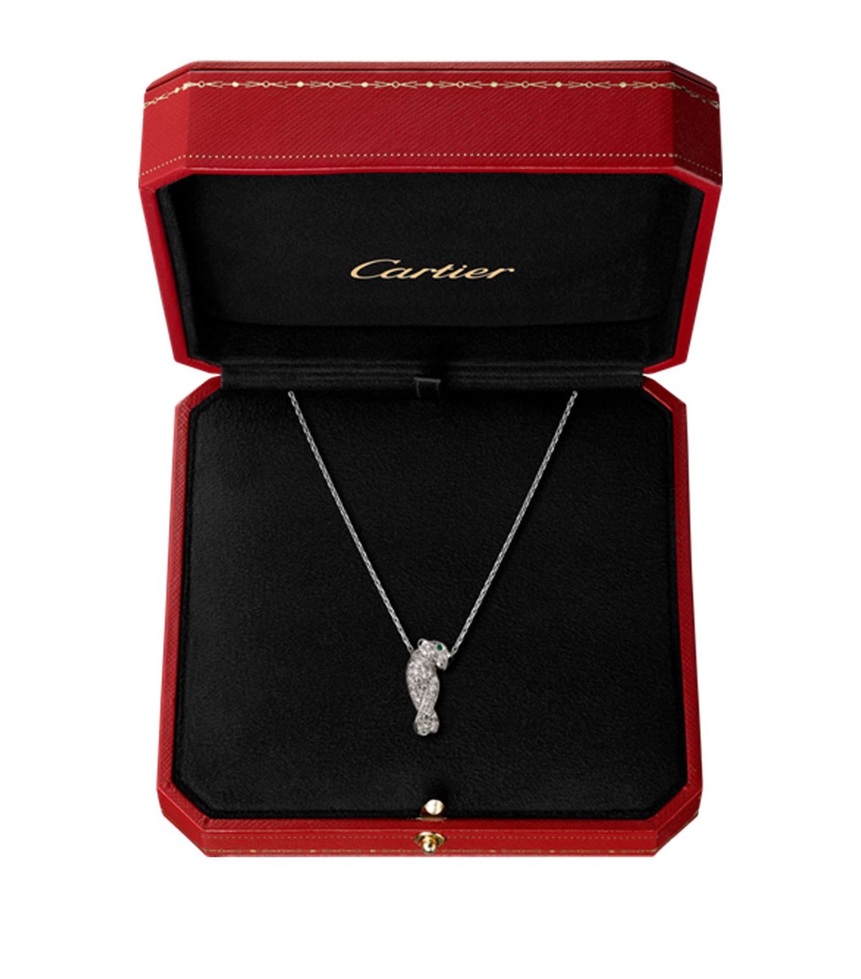 Panthère de Cartier Necklace in White Gold Current price £8250 *Harrods Receipt*