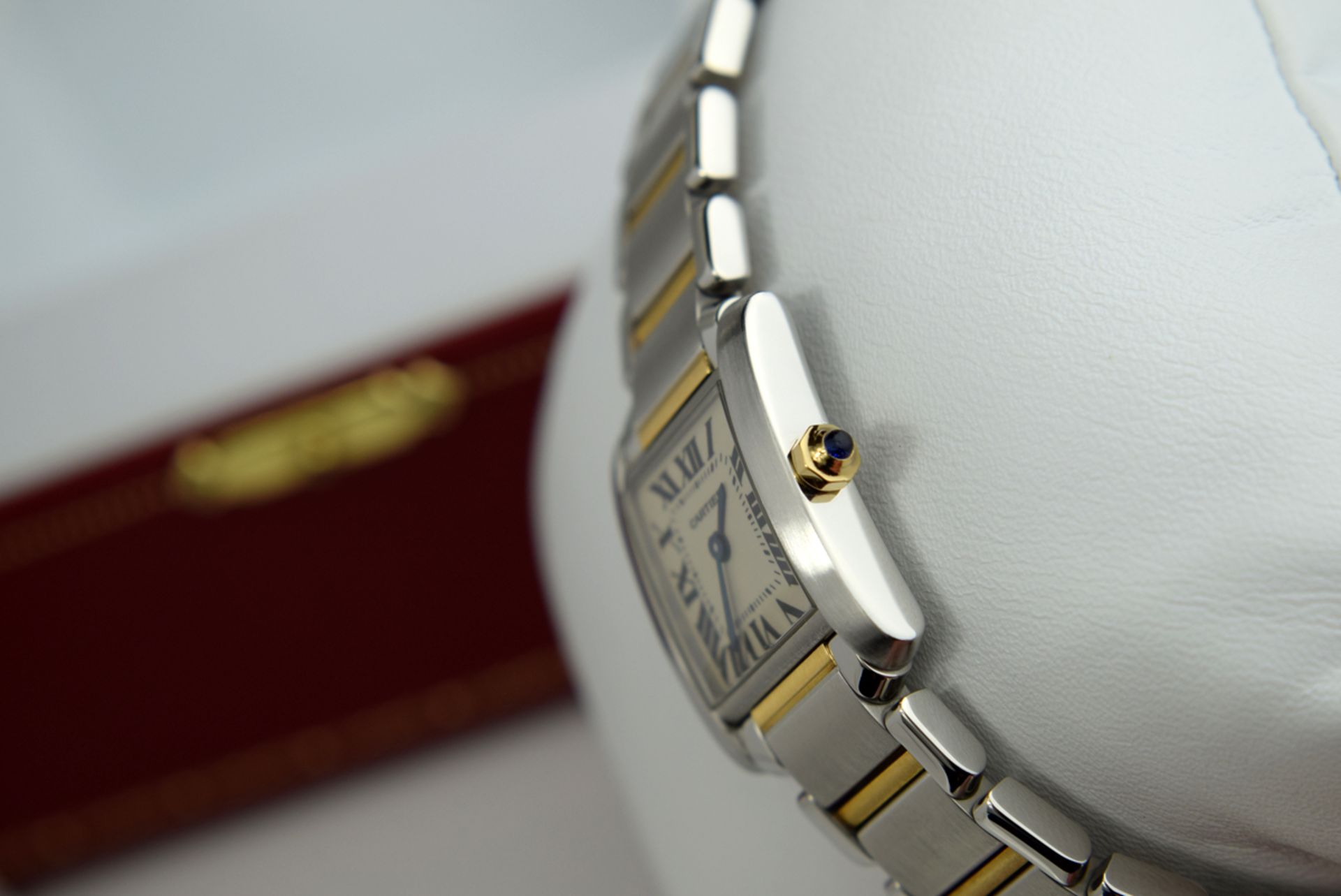 CARTIER FRANCAISE 'TANK' - 18K GOLD & STEEL - W51007Q4 / 2300 - Image 7 of 12