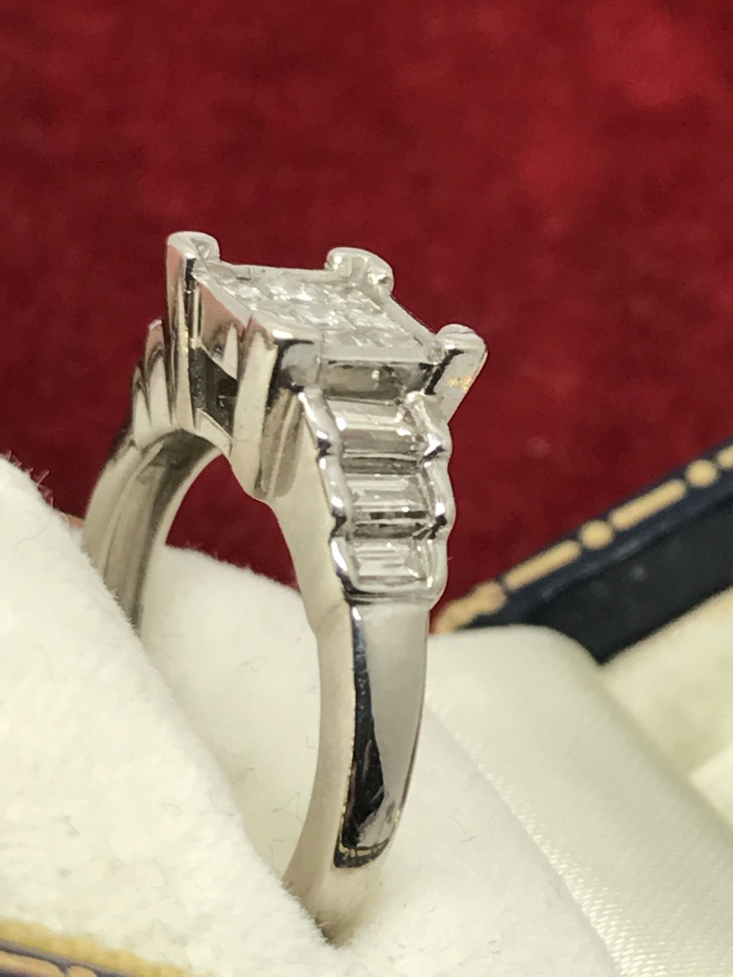 14ct WHITE GOLD DIAMOND RING APPROX 1.00ct - Image 2 of 2