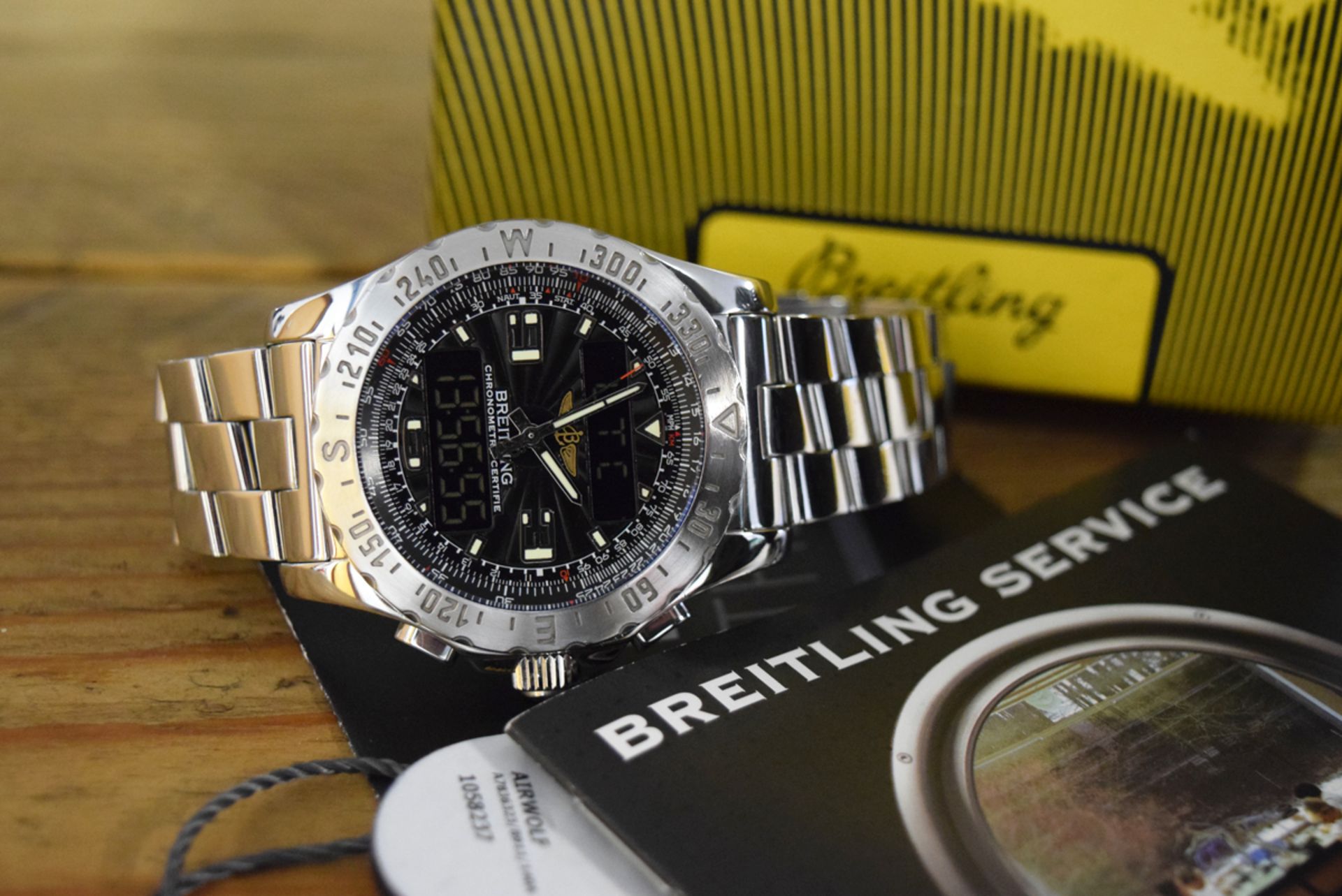 BREITLING – AIRWOLF A78363 (BLACK DIAL), STAINLESS STEEL - Image 3 of 6