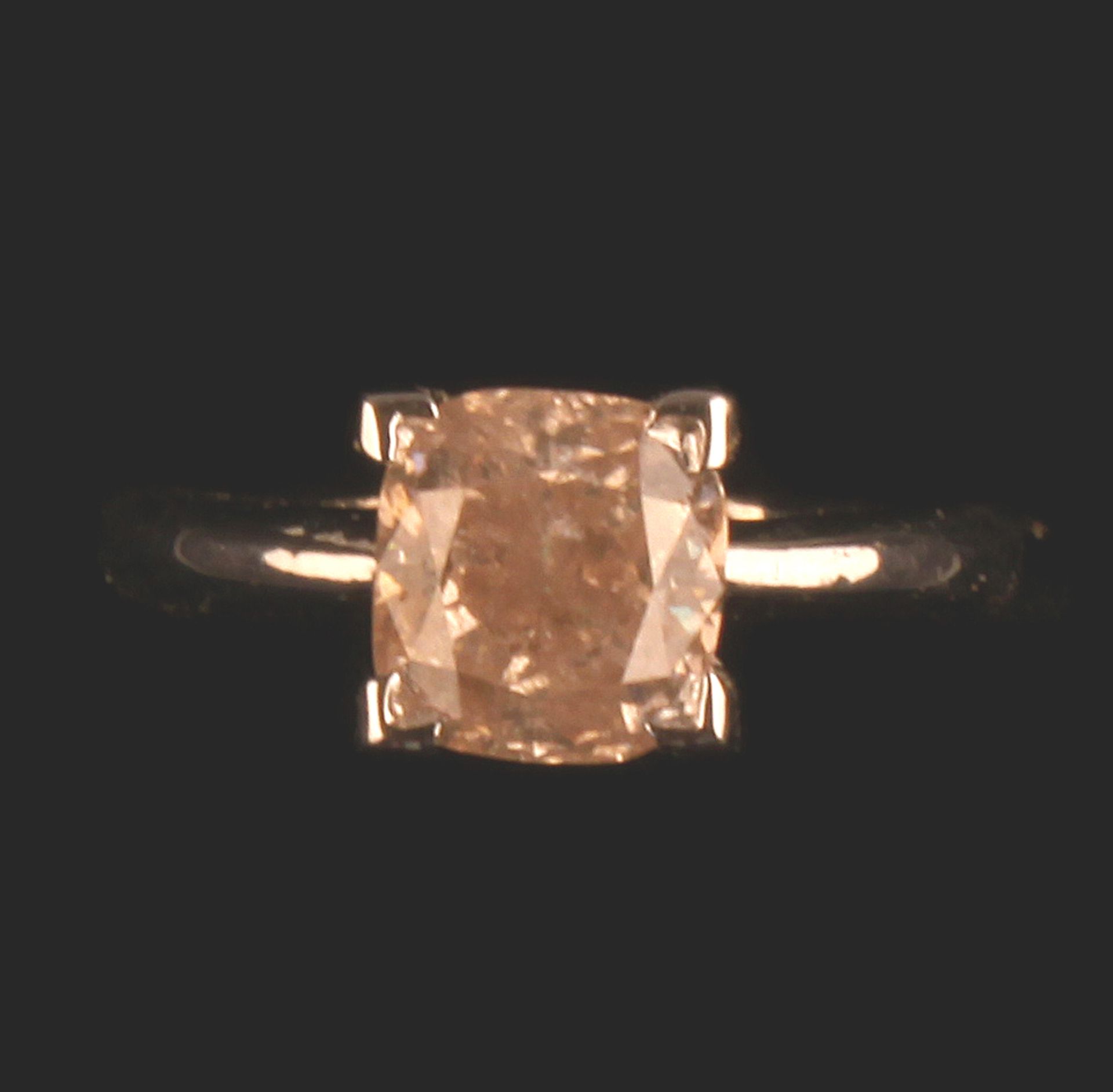 VERY RARE NATURAL 2.16ct PINK DIAMOND **GIA REPORT 2207535275** 18ct GOLD RING - Image 3 of 6