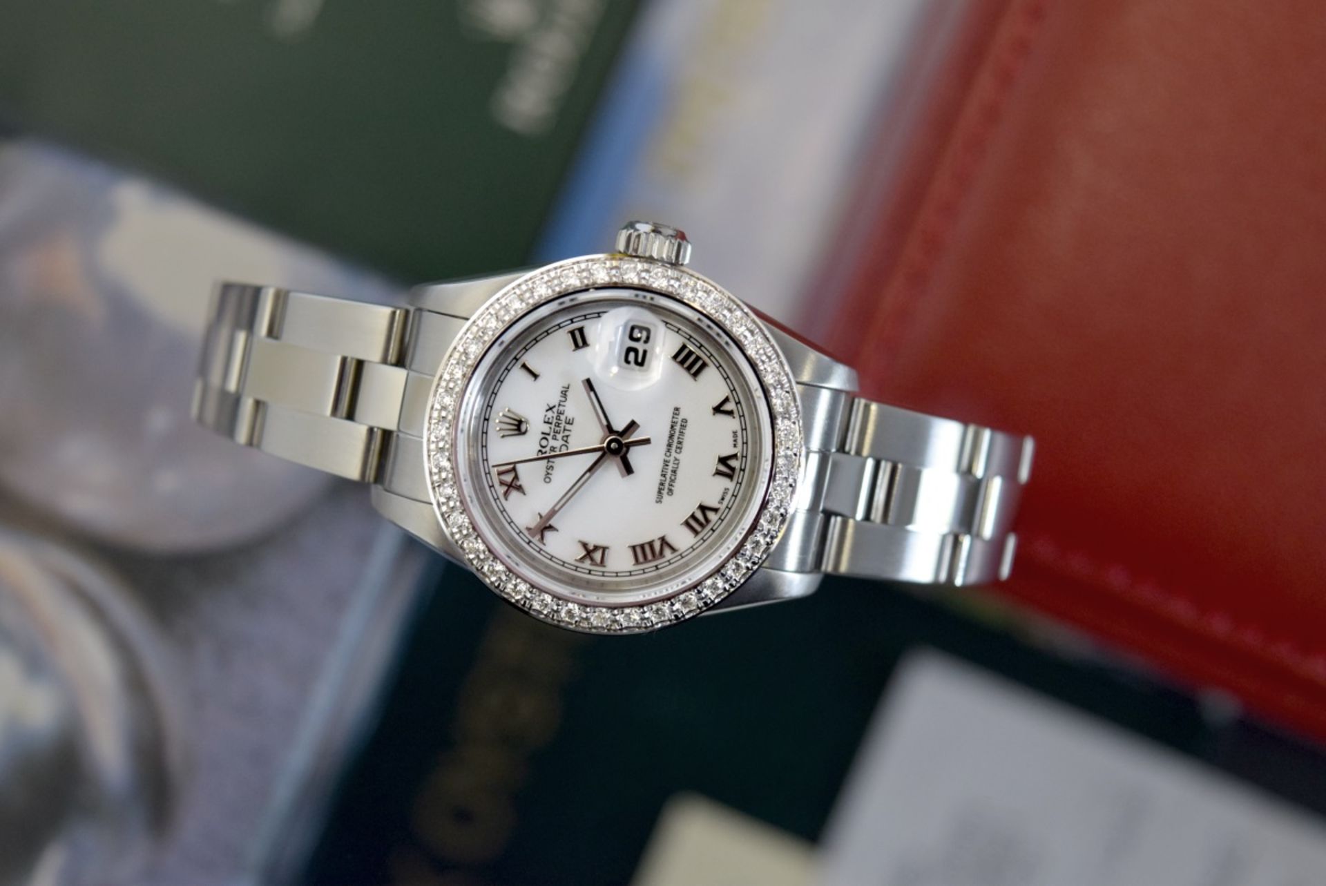 Rolex DateJust 26' - Steel & 18ct White Gold/ Diamond (White Roman Numeral) - Image 3 of 14