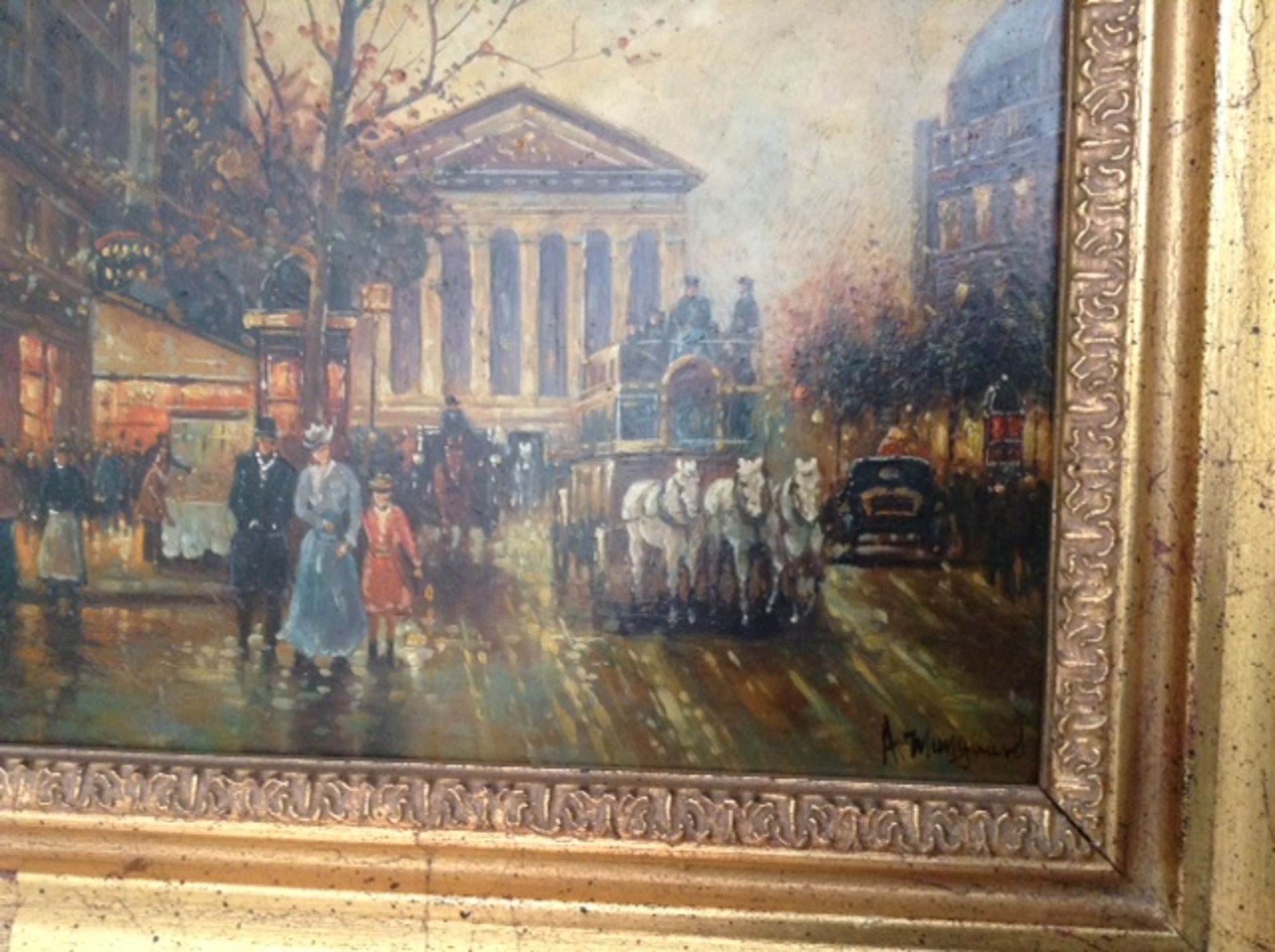 Original oil painting signed A Munghard.? - Image 2 of 4