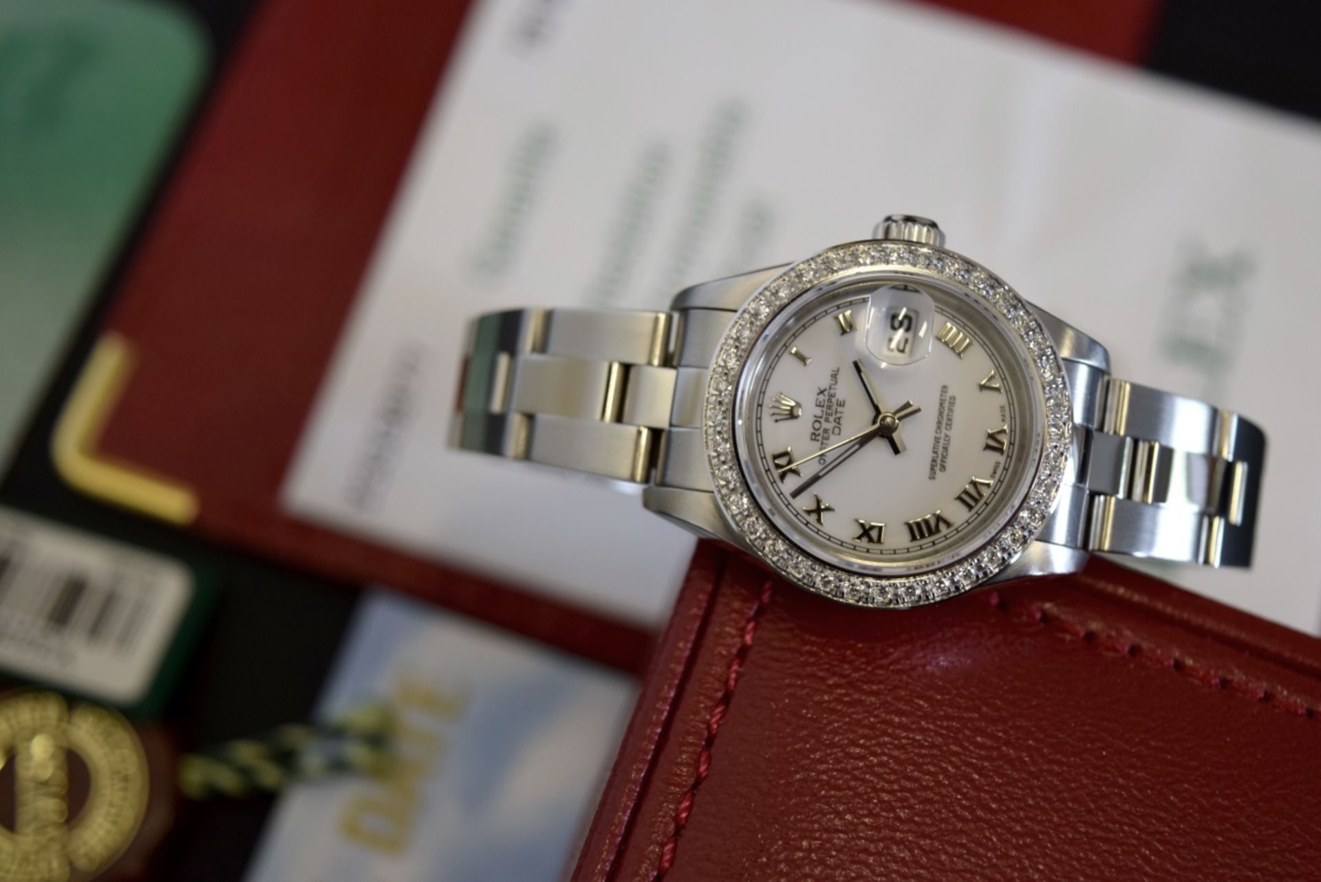 Rolex DateJust 26' - Steel & 18ct White Gold/ Diamond (White Roman Numeral) - Image 9 of 14