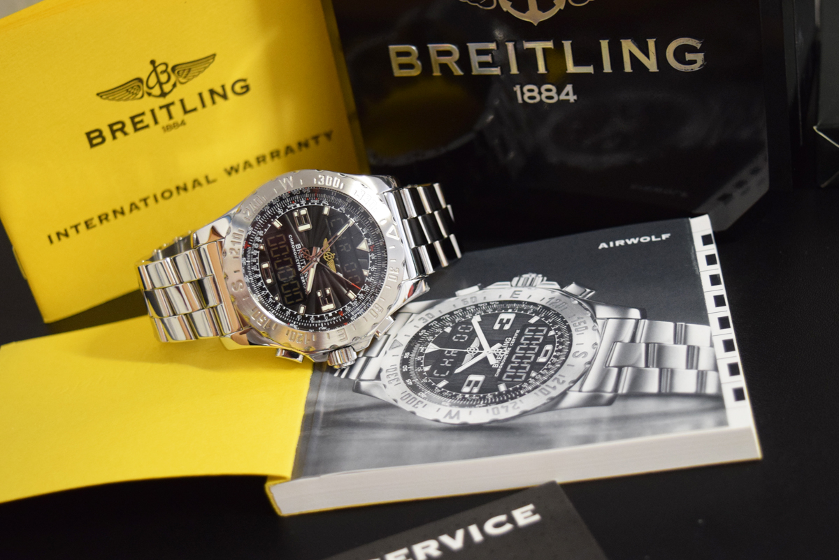 BREITLING – AIRWOLF A78363 (BLACK DIAL) in STAINLESS STEEL - Image 5 of 11