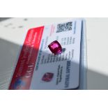 5.32CT PINK GEMSTONE (CERTIFICATE MARKED NATURAL SAPPHIRE)