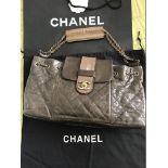 RARE CLASSIC CHANEL HANDBAG WITH DUSTBAG & AUTHENTICITY CARD ETC