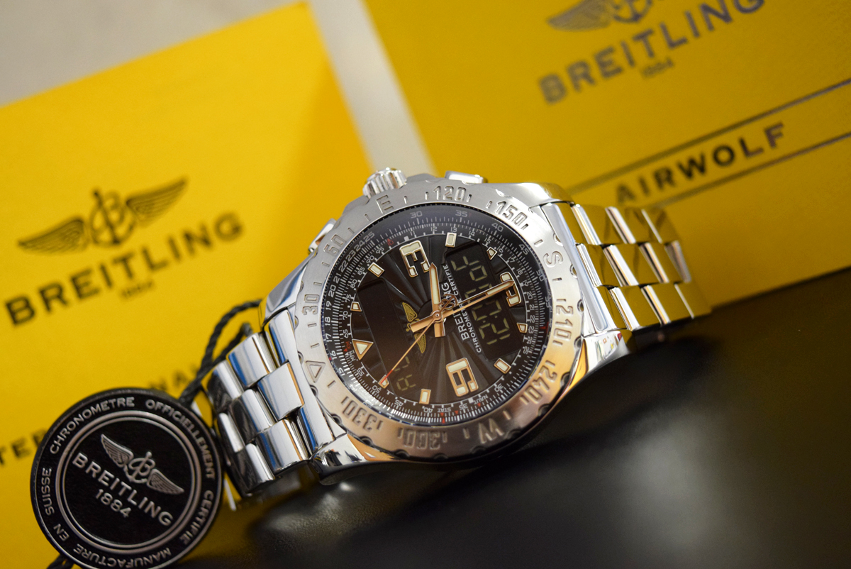 BREITLING – AIRWOLF A78363 (BLACK DIAL) in STAINLESS STEEL - Image 2 of 11