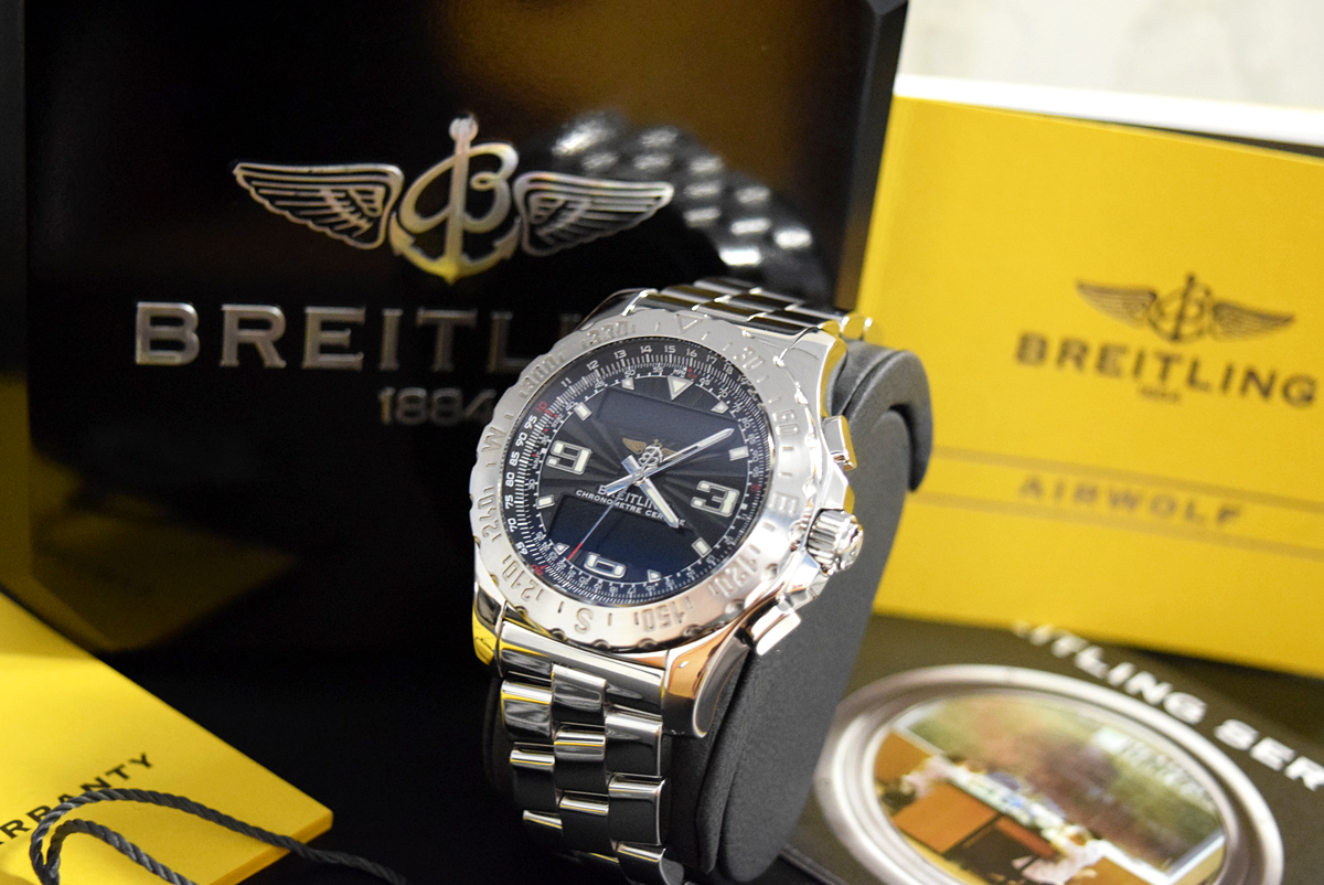 BREITLING – AIRWOLF A78363 (BLACK DIAL) in STAINLESS STEEL - Image 8 of 11