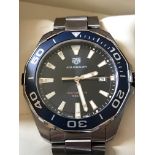 GENTS TAG AQUARACER WATCH WITH BOX ETC