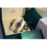 ROLEX LADY DATEJUST 26 - 18K GOLD & STEEL with DIAMOND DIAL