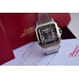 *RARE* Mens Full Size Cartier Santos Galbee 'Ltd. Edition' (Grey Roman Dial) - Full Set