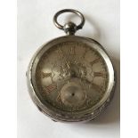 SILVER POCKET WATCH