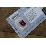 10.00CT RED GEMSTONE (CERTIFICATE MARKED NATURAL RUBY)