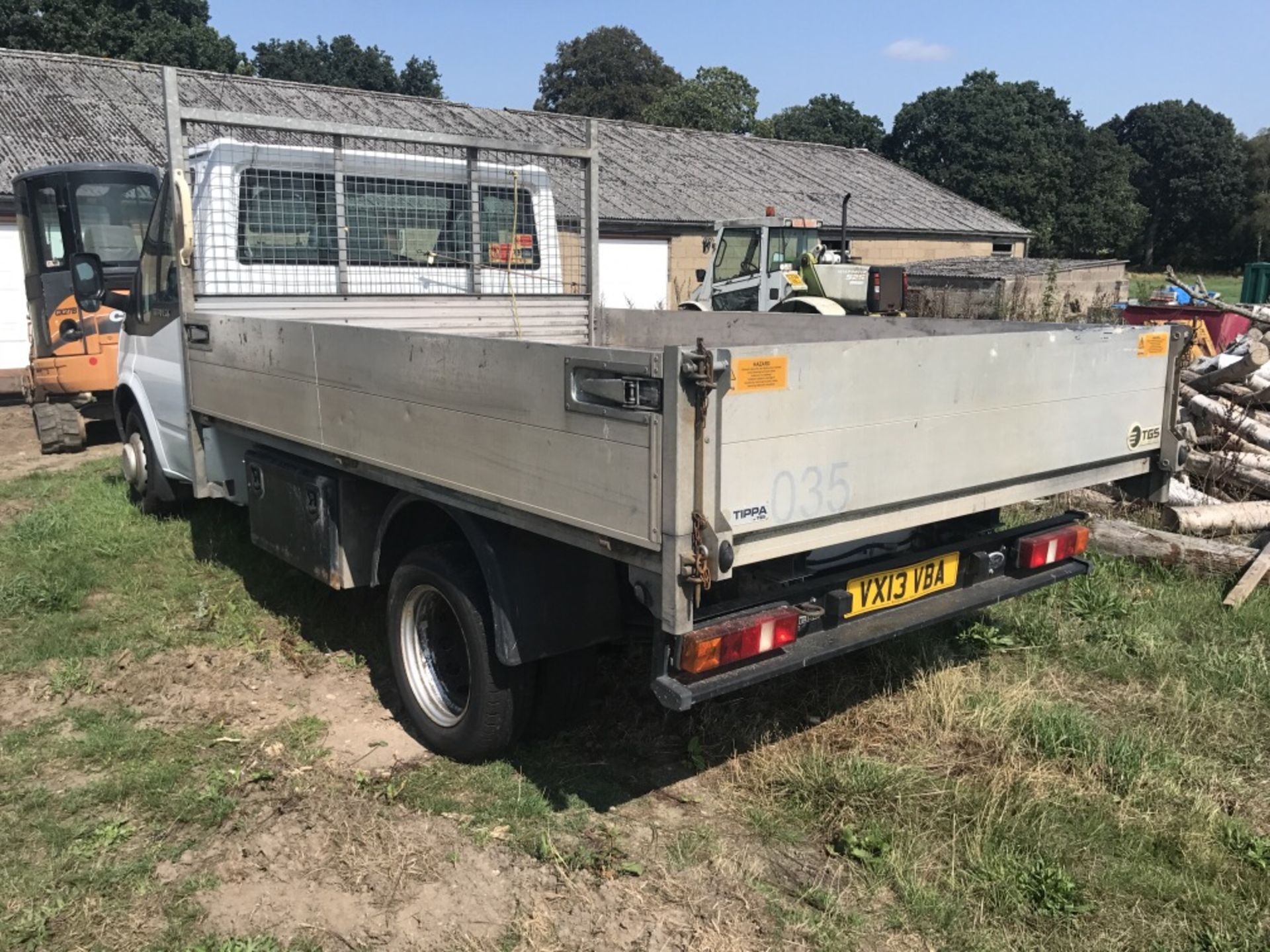 2013 13 REG FORD TRANSIT TIPPER TRUCK - Image 2 of 7