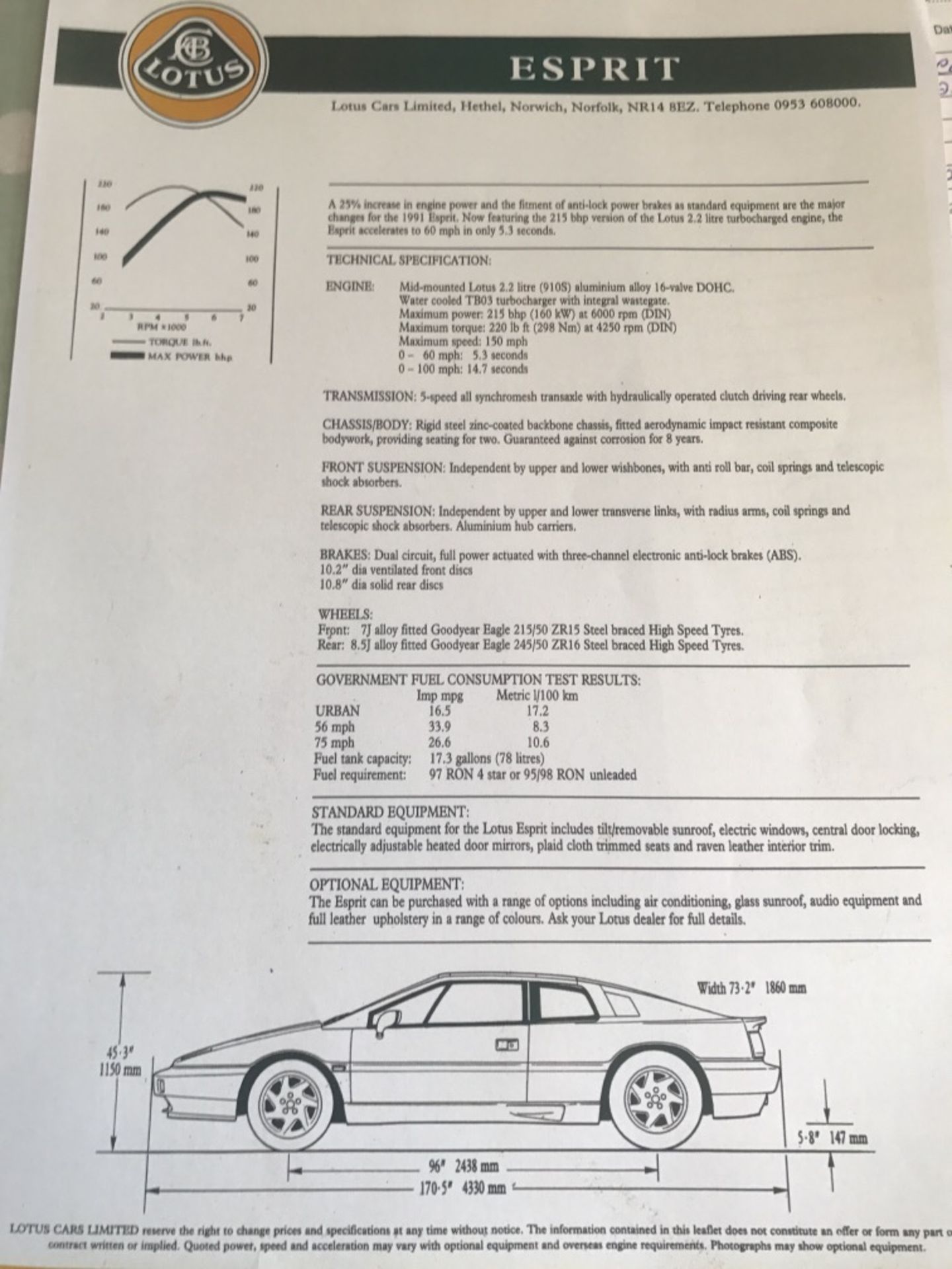 LOTUS ESPRIT TURBO 21k MILES - COLLECTORS CAR - Image 101 of 104