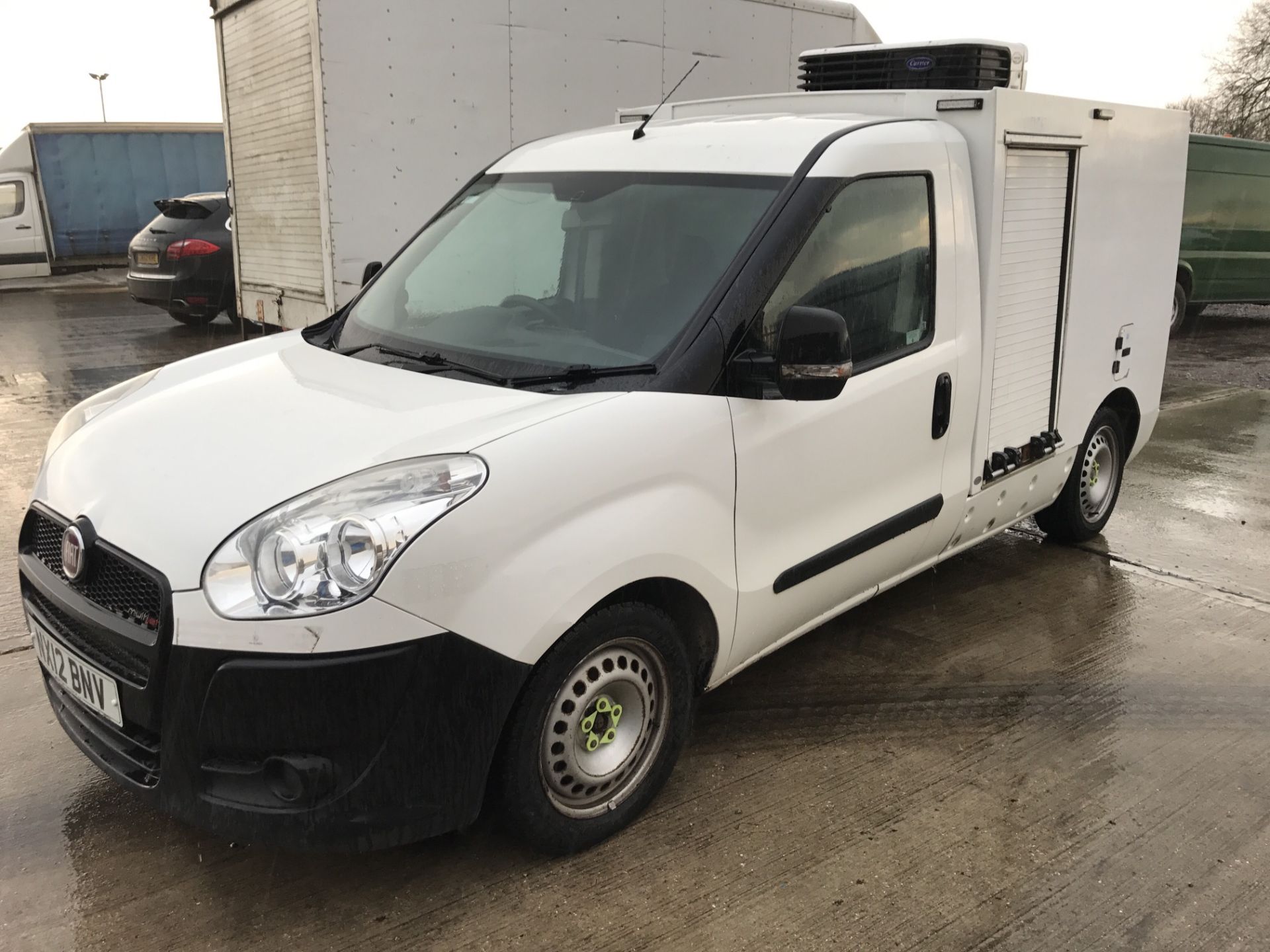 2012 12 REG FIAT DOBLO 16v MULTIJET LWB INSULATED VAN EX WATER BOARD - Image 2 of 9