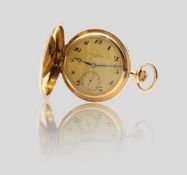 CH.F. Tissot & Fils LocleTaschenuhr in 585er Gold gearbeitet. Gewicht ca. 104 g, Durchmesser ca.