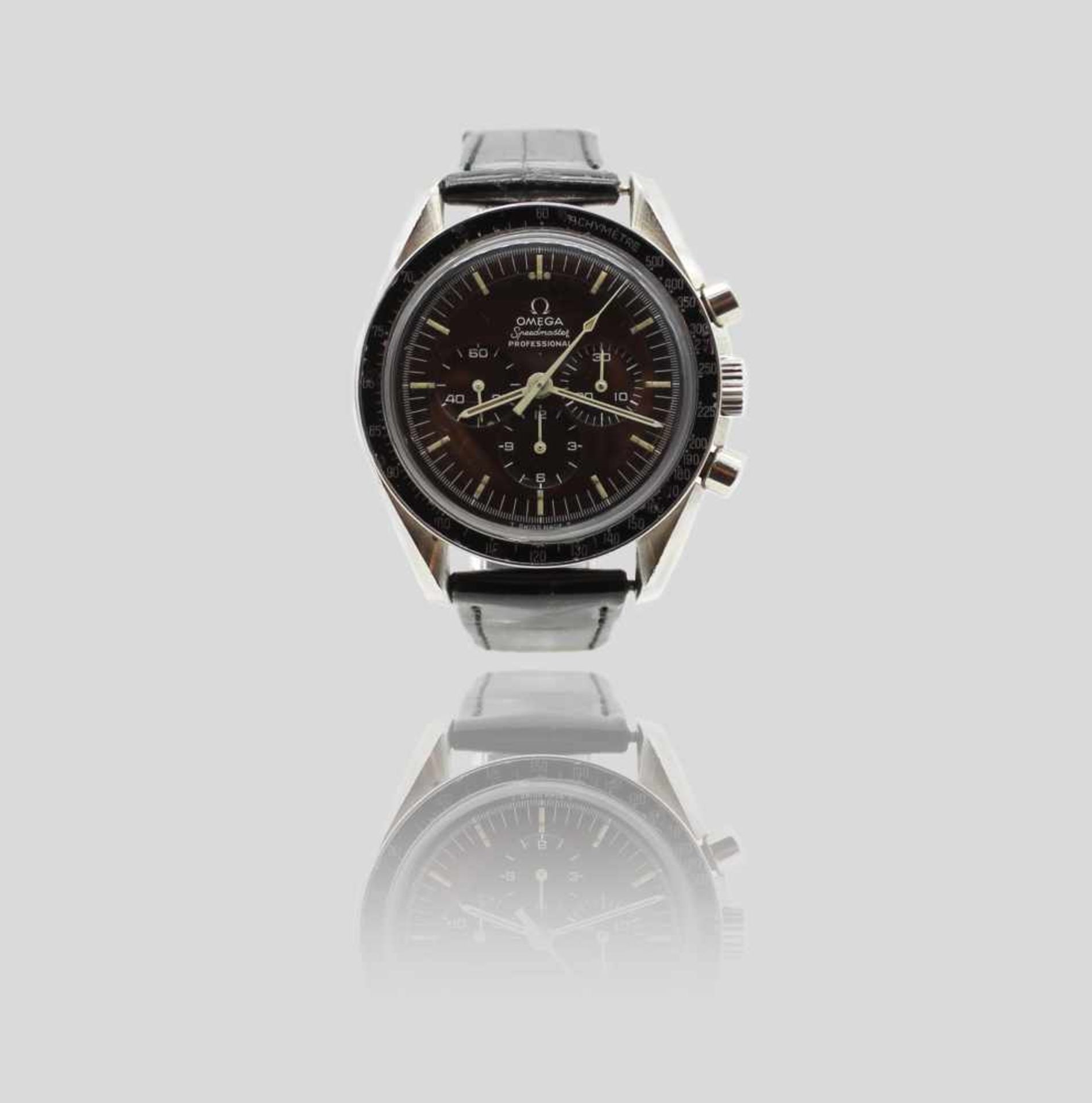 Omega Speedmaster Professional MoonwatchVintage Herrenarmbanduhr aus den 60er Jahren. Handaufzug, 42