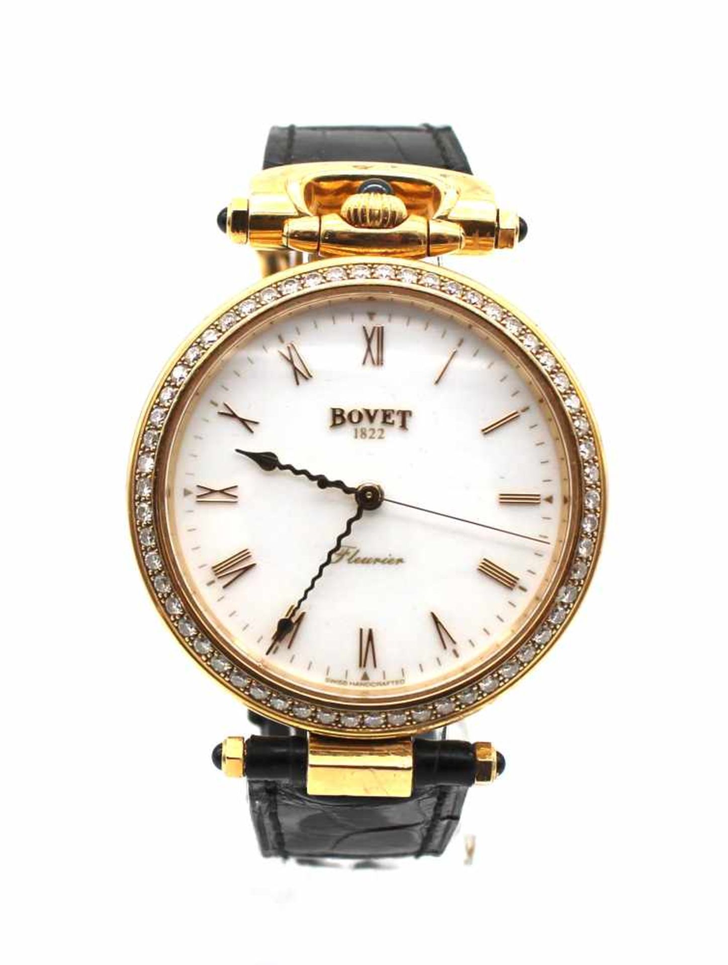 Bovet Fleurieur Herrenarmbanduhr, Automatic „Haute Horlogerie’’, 42 mm, in 18 Karat Gold mit 58 - Bild 2 aus 5