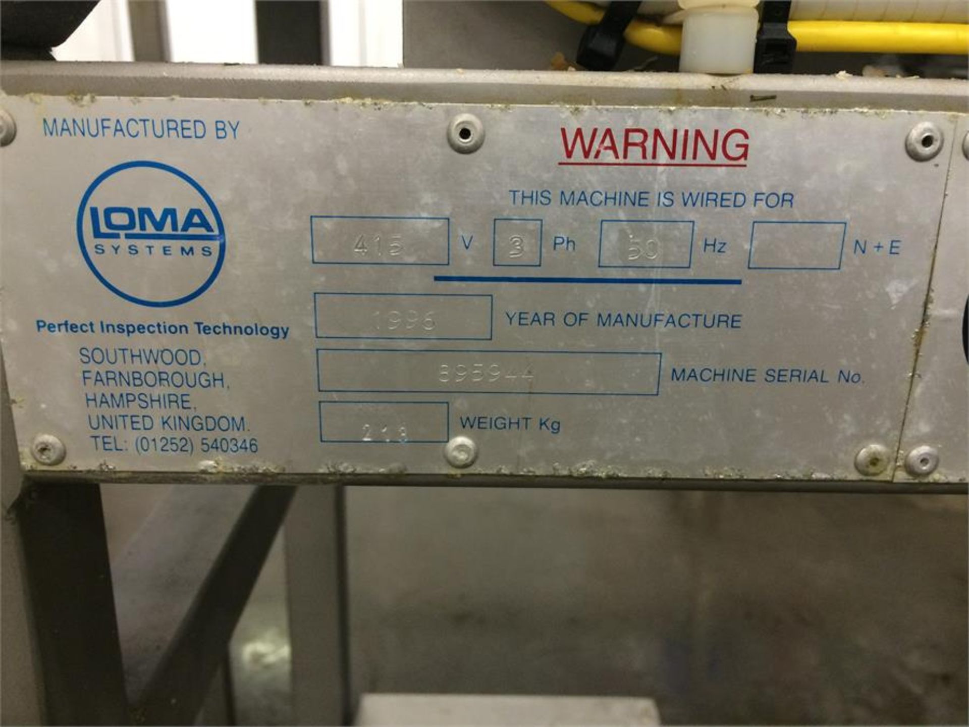 LOMA METAL DETECTOR - Image 2 of 3