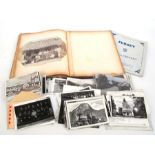 A Victorian photograph album containg many photos of India; together with a quantity of loose