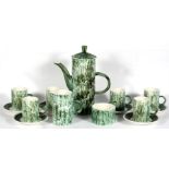 A Rye Pottery coffee set.