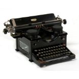 A vintage Royal typewriter & cover.