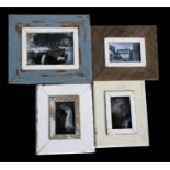 Four modern photographs in shabby chic frames (4).