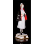 A Royal Worcester figure 'Guy's Hospital 1960's Staff Nurse', 22cms (8.75ins) high.