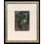 Marc Chagall - Job in Despair - published for the Verve, 1960, limited edition print with lithograph