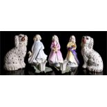 Three Royal Doulton figures, 'Faith' HN3082 ', 'Hope' HN3061, and 'Charity' HN3087; with