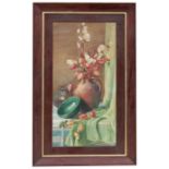 Dorothy G. Charlesworth - Still Life of Flowers in a Vase - signed lower right, watercolour, framed,