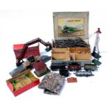 A Hornby '0' gauge train set and accessories.