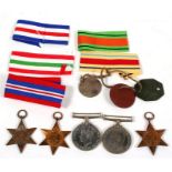 A WWII medal group with ID tags to an officer in the Royal West Kent Regiment consisting of the