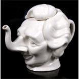 A Lock & Flaw Spitting Image Maggie Thatcher character teapot, 22cms (8.5ins) high.
