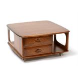 An Ercol Pandora Box coffee table, 79cms (31ins) wide