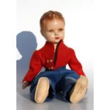 A Dean's Rag Book little Dutch Boy doll, with composite head, 44cms (17.25ins) high.