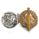 Two Third Reich badges (probably reproduction)