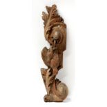 A Victorian oak carving depicting hung game birds, 70cms (27.5ins) high.