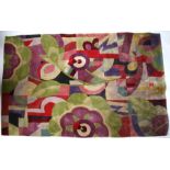 A Jeff Banks design multi coloured floor rug, 170 by 240cms (67 by 94.5ins).