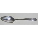 A George III silver tablespoon, Dublin 1804, 24cms (9.5ins) long. Condition Report Weight 65g.